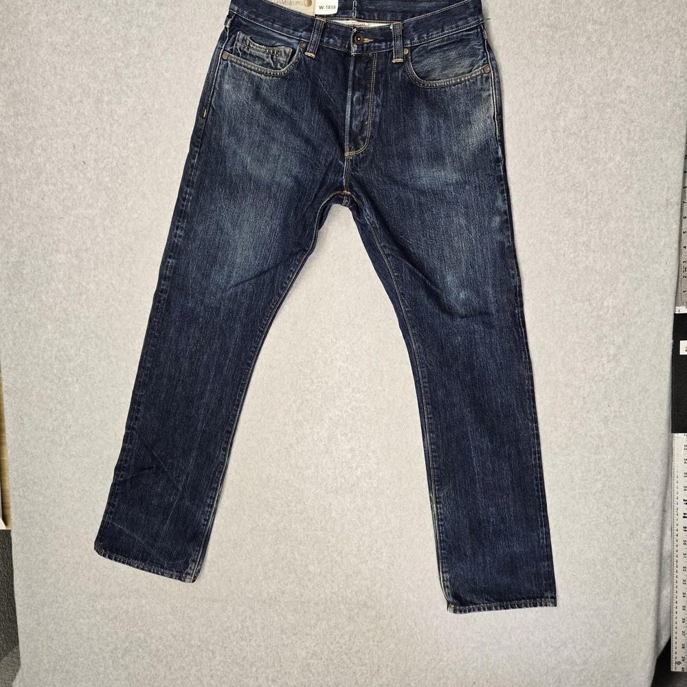 Williamsburg‎ Men Jeans 33W Blue Selvedge Denim 1959 Authentic Japanese 31"